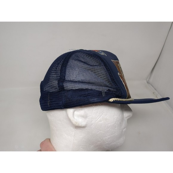 USPS Express Mail Next Day Service Snapback Trucker‎ Post Office US Hat Vintage - Picture 5 of 8